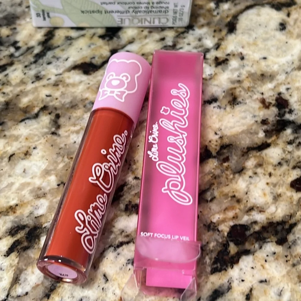 💕🌙Lime Crime Pumpkin Latte Plushies Lip Veil